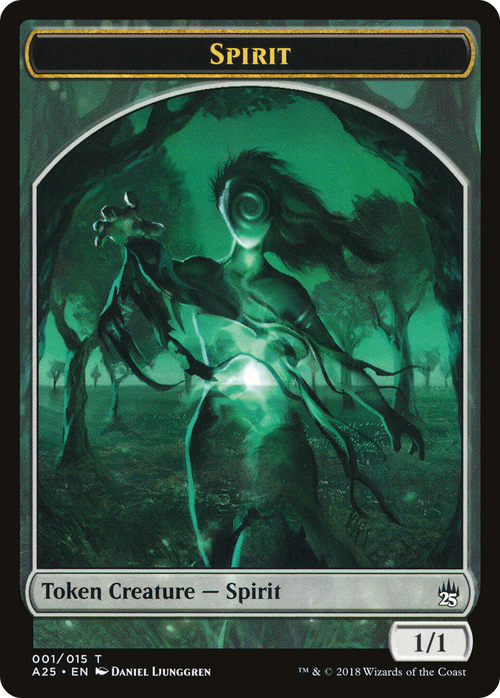 Spirit Token (001) (A25-001) - Masters 25 Tokens