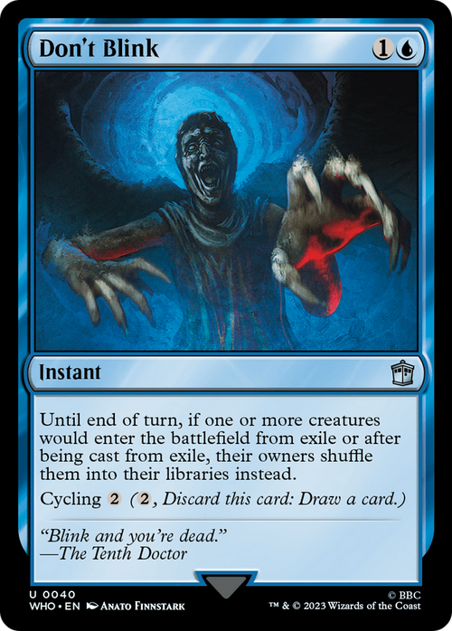 Don't Blink (WHO-040) - Doctor Who Foil