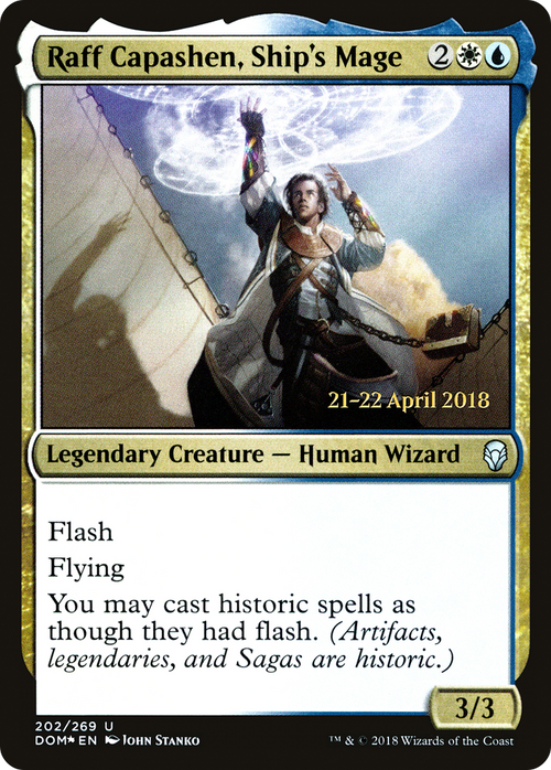 Raff Capashen, Ship's Mage (PRE-202S) - Dominaria Promos Foil