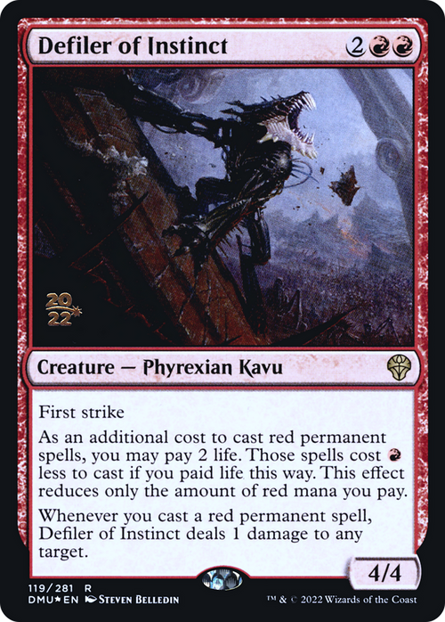 Defiler of Instinct (PRE-119) - Dominaria United Promos Foil