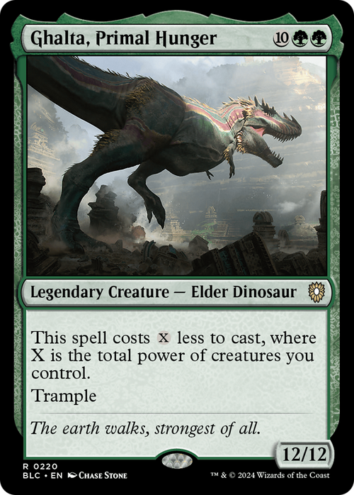 Ghalta, Primal Hunger (BLC-220) - Bloomburrow Commander