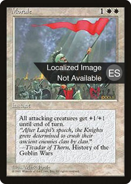 Morale (4BB-) - Fourth Edition Foreign Black Border