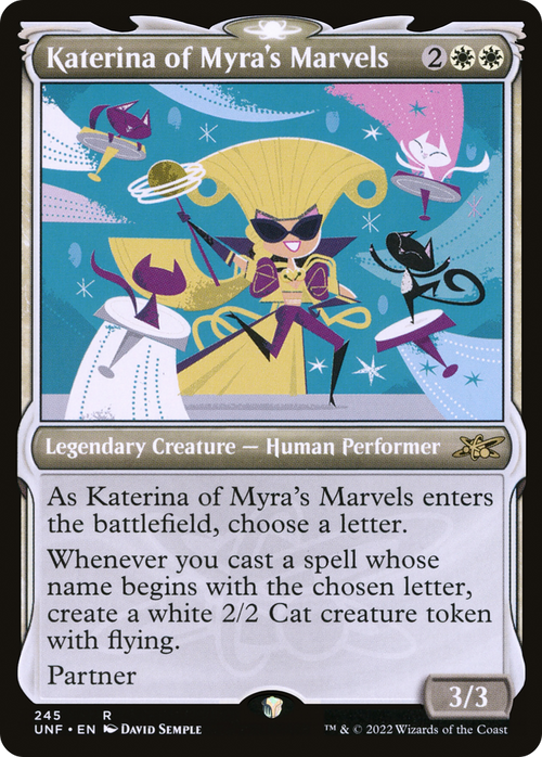Katerina of Myra's Marvels (Showcase) (UNF-245) - Unfinity: (Showcase) Foil