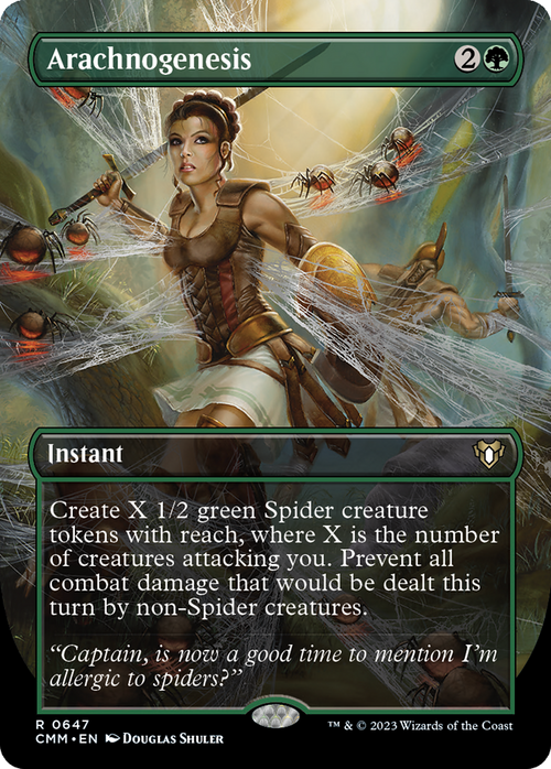 Arachnogenesis (Borderless) (CMM-647) - Commander Masters Foil