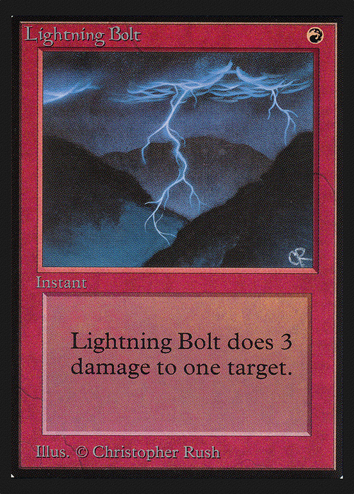 Lightning Bolt (IE) (IED-) - Intl. Collectors' Edition