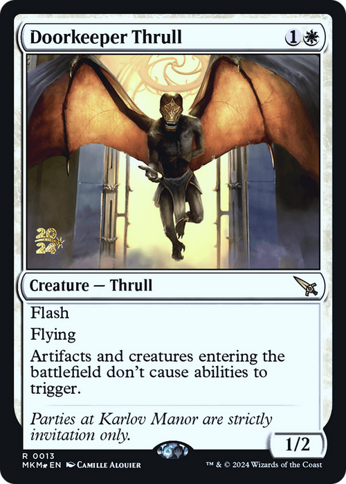Doorkeeper Thrull (PRE-013) - Murders at Karlov Manor Promos Foil