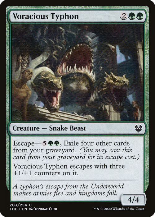 Voracious Typhon (THB-203) - Theros Beyond Death Foil