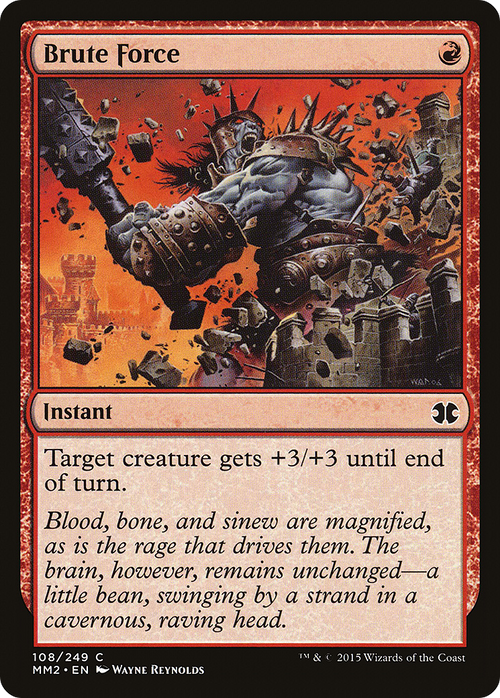 Brute Force (MM2-108) - Modern Masters 2015 Foil