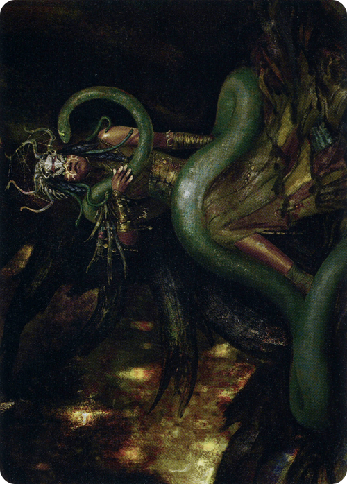 Saryth, the Viper's Fang // Saryth, the Viper's Fang (AMID-053) - Midnight Hunt Art Series (Borderless)