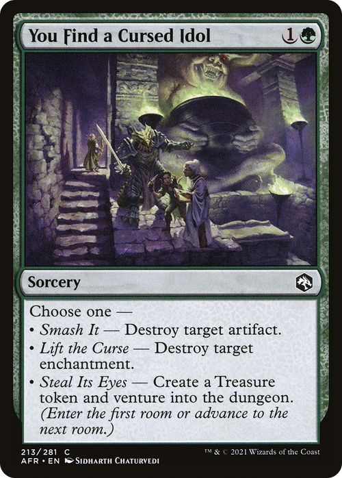 You Find a Cursed Idol (AFR-213) - Adventures in the Forgotten Realms Foil