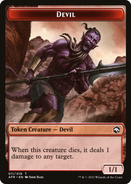 Devil (AFR-011) - Adventures in the Forgotten Realms Tokens