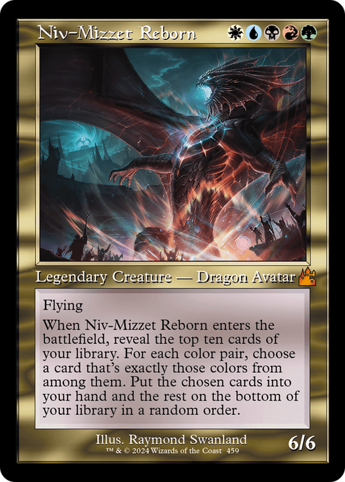 Niv-Mizzet Reborn (Retro Frame) (RVR-459) - Ravnica Remastered