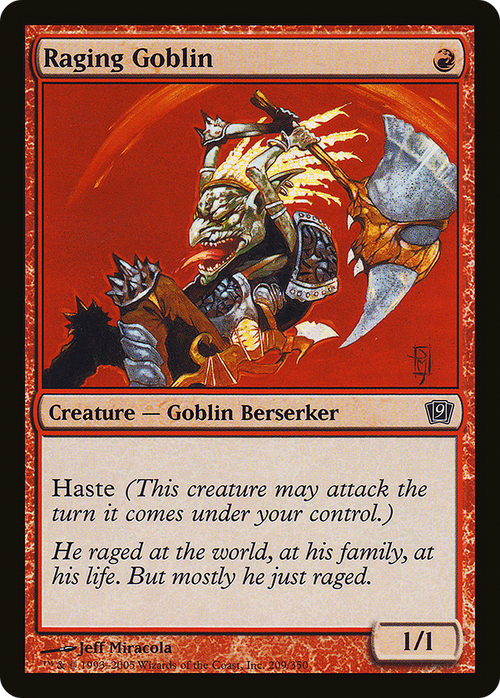 Raging Goblin (9ED-) - 9th Edition Foil