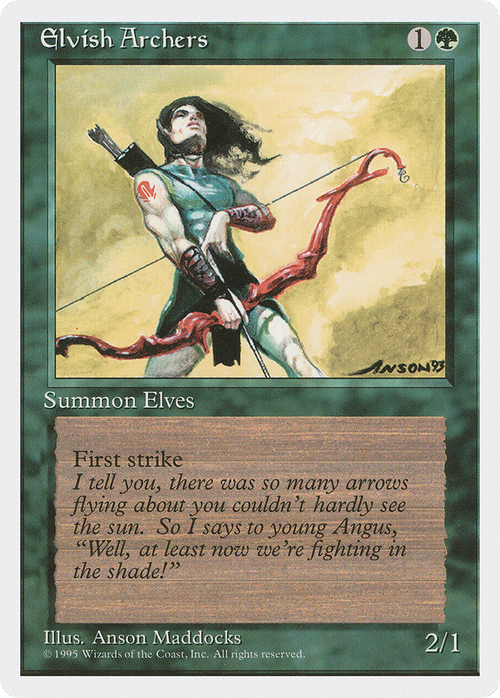 Elvish Archers (4ED-127) - Fourth Edition
