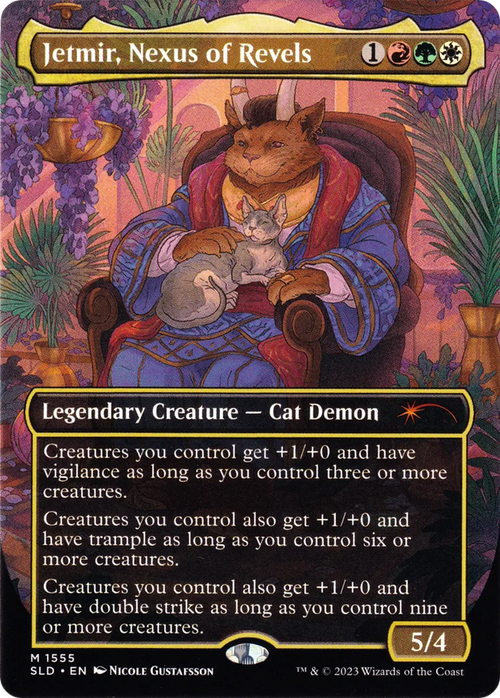 Jetmir, Nexus of Revels (Display Commander) - Thick Stock (SLD-1555) - Secret Lair Drop (Borderless)