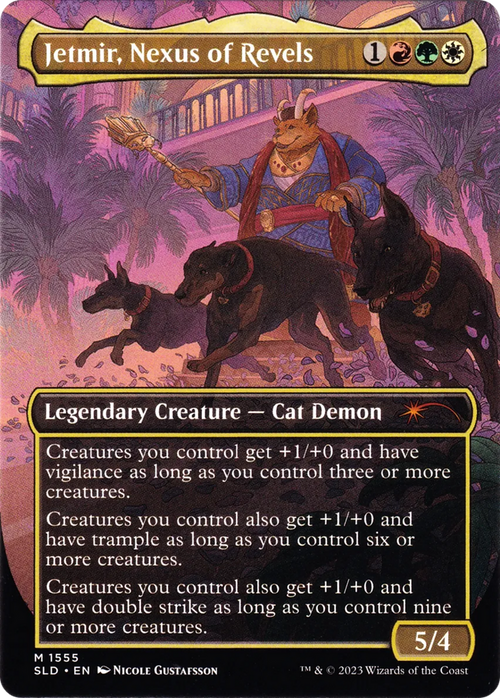 Jetmir, Nexus of Revels (Display Commander) - Thick Stock (SLD-1555) - Secret Lair Drop (Borderless)