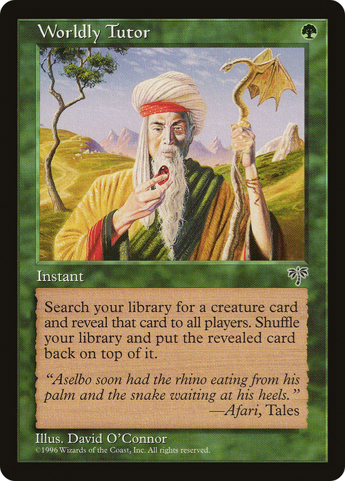 Worldly Tutor (MIR-) - Mirage
