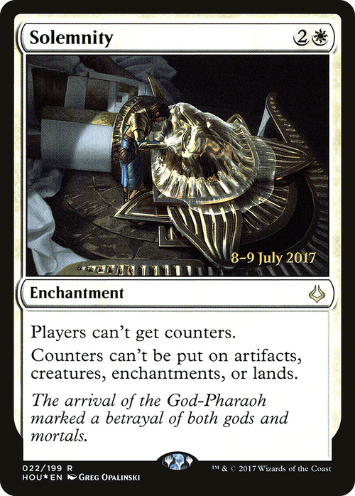 Solemnity (PRE-22S) - Hour of Devastation Promos Foil