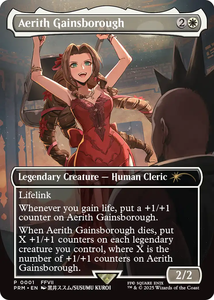 Aerith Gainsborough (PTP-2025-3) - Pro Tour Promos (Borderless) Foil