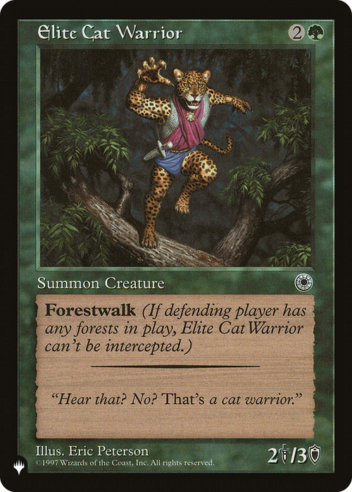 Elite Cat Warrior (LIST-POR-163) - The List