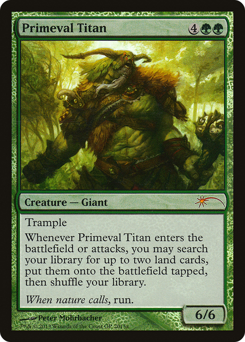 Primeval Titan (GPP-) - Grand Prix Promos Foil