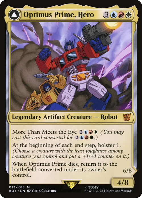 Optimus Prime, Hero (BOT-013) - Transformers: (convertdfc) Foil