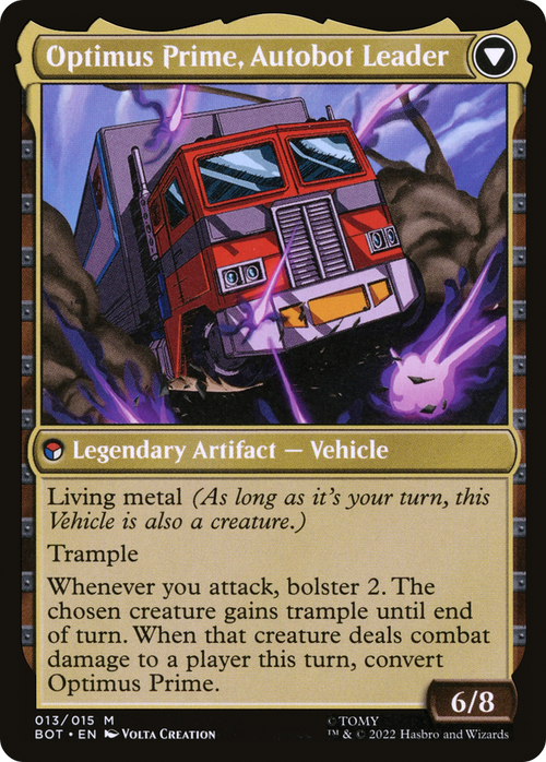Optimus Prime, Hero (BOT-013) - Transformers: (convertdfc) Foil