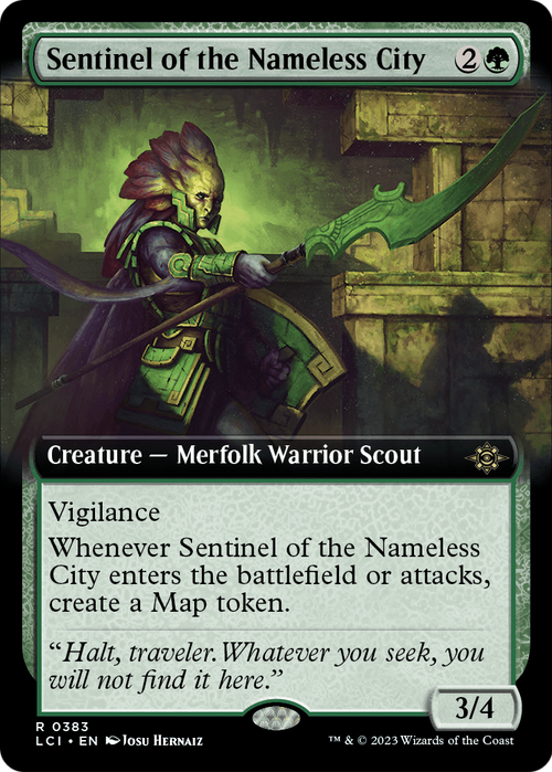 Sentinel of the Nameless City (Extended Art) (LCI-383) - The Lost Caverns of Ixalan: (Extended Art)