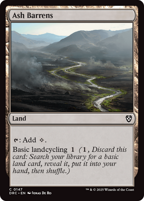 Ash Barrens (DRC-147) - Commander: Aetherdrift