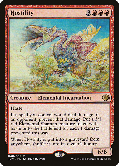 Hostility (DD3-) - Duel Decks Anthology: Jace vs. Chandra