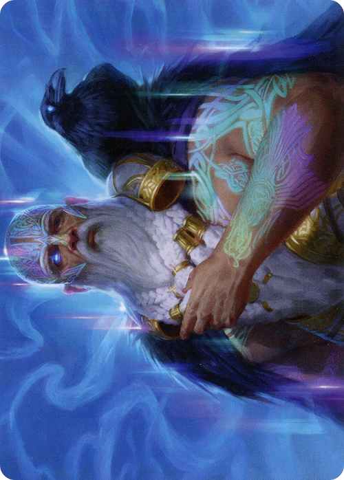 Alrund, God of the Cosmos // Alrund, God of the Cosmos (ASKHM-009) - Art Series: Kaldheim (Borderless) Foil