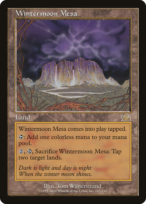 Wintermoon Mesa (PCY-143) - Prophecy Foil