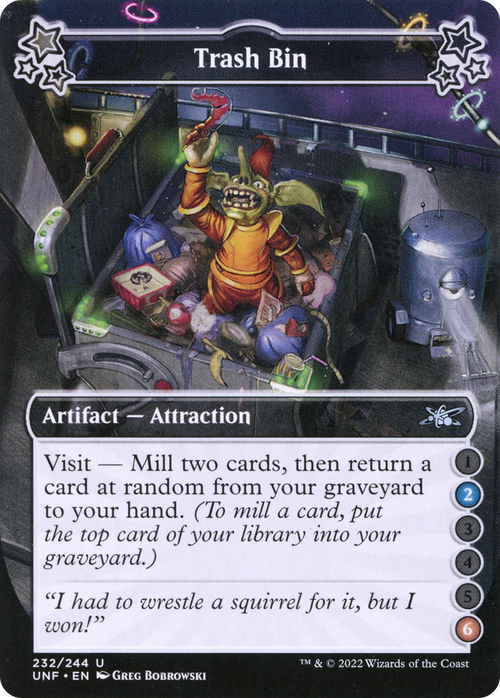 Trash Bin (2-6) (UNF-232) - Unfinity Foil