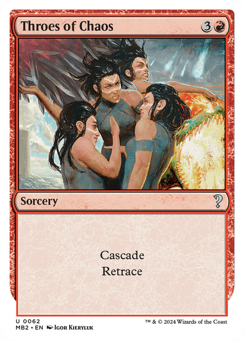 Throes of Chaos (White Border) (MB2-062) - Mystery Booster 2