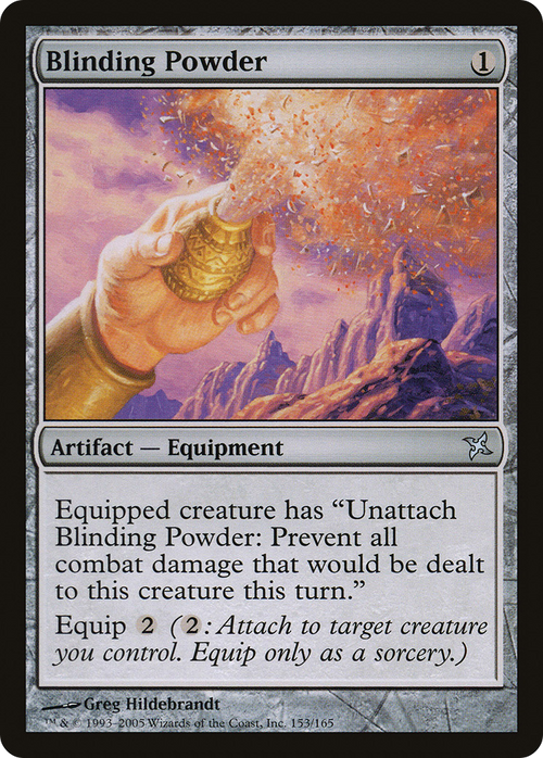 Blinding Powder (BOK-153) - Betrayers of Kamigawa Foil