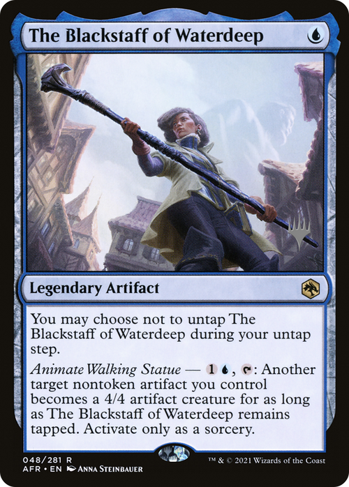 The Blackstaff of Waterdeep (PPAFR-48P) - Adventures in the Forgotten Realms Promos Foil