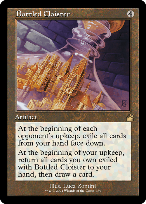 Bottled Cloister (Retro Frame) (RVR-389) - Ravnica Remastered Foil