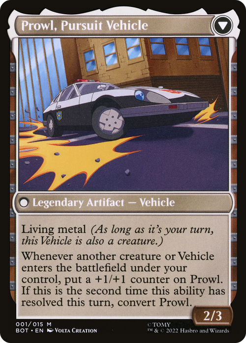 Prowl, Stoic Strategist (BOT-001) - Transformers: (convertdfc)