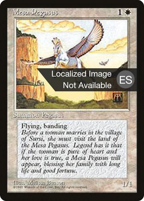 Mesa Pegasus (4BB-) - Fourth Edition Foreign Black Border