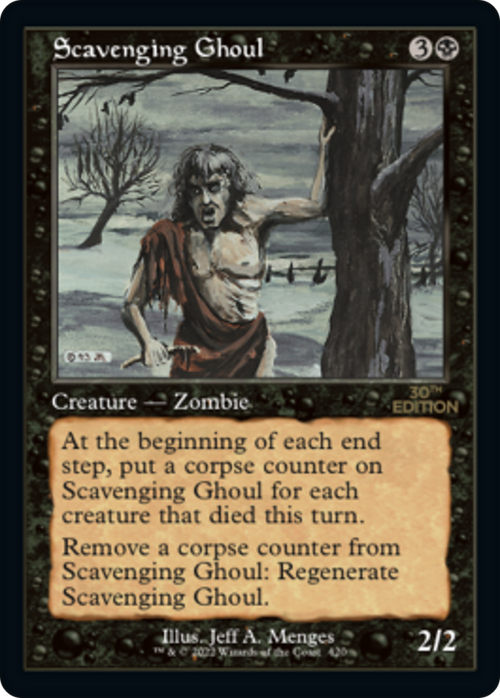 Scavenging Ghoul (Retro Frame) (30A-420) - 30th Anniversary Edition
