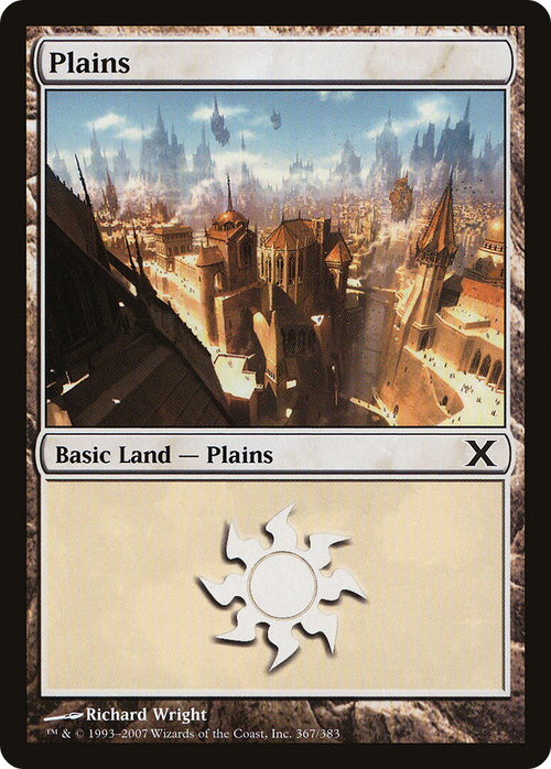 Plains (367) (10E-367) - Tenth Edition Foil