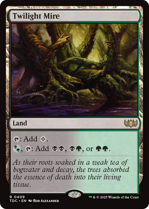 Twilight Mire (TDC-409) - Commander: Tarkir: Dragonstorm