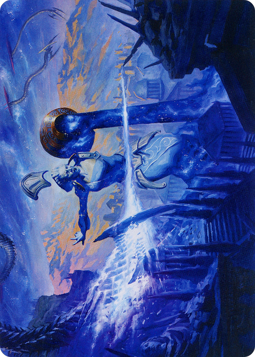 Ephara, Ever-Sheltering // Ephara, Ever-Sheltering (AMOM-008) - March of the Machine Art Series (Borderless) Foil
