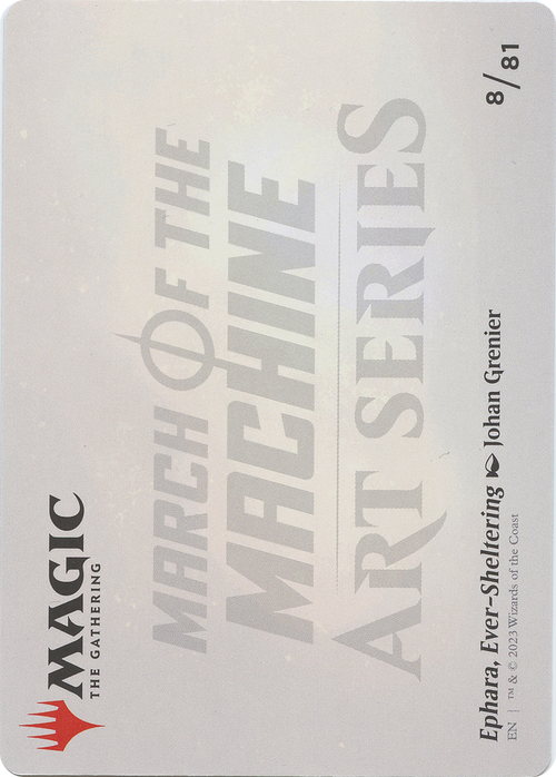 Ephara, Ever-Sheltering // Ephara, Ever-Sheltering (AMOM-008) - March of the Machine Art Series (Borderless)