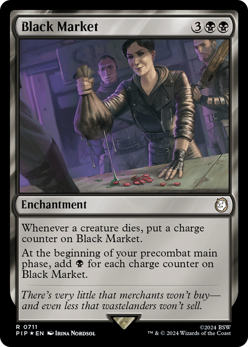 Black Market (Surge Foil) (PIP-711) - Fallout Foil
