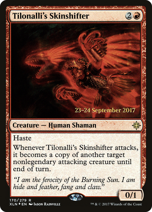Tilonalli's Skinshifter (PRE-170S) - Ixalan Promos Foil