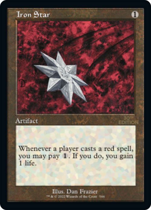 Iron Star (Retro Frame) (30A-544) - 30th Anniversary Edition
