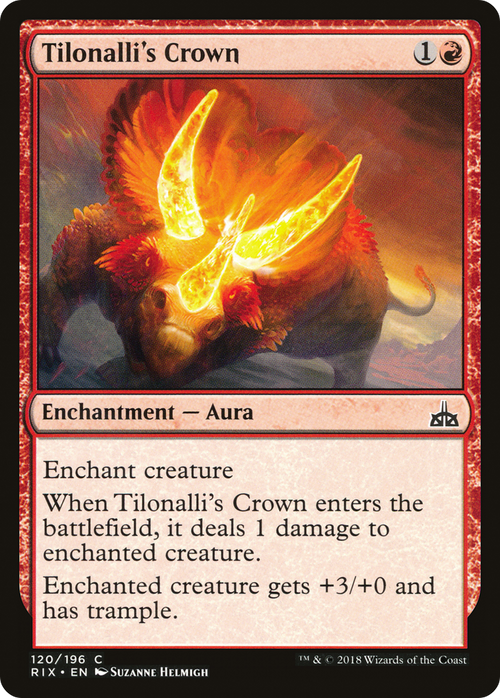 Tilonalli's Crown (RIX-120) - Rivals of Ixalan Foil