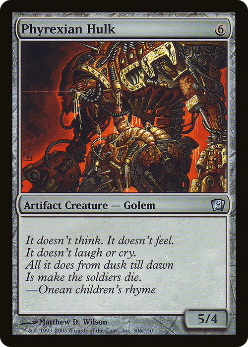 Phyrexian Hulk (9ED-306) - 9th Edition