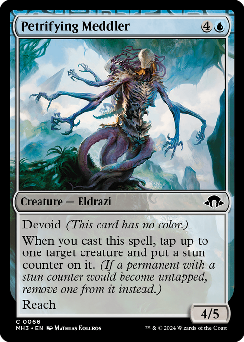 Petrifying Meddler (MH3-066) - Modern Horizons 3: (devoid)